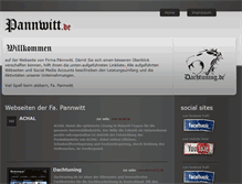 Tablet Screenshot of pannwitt.de